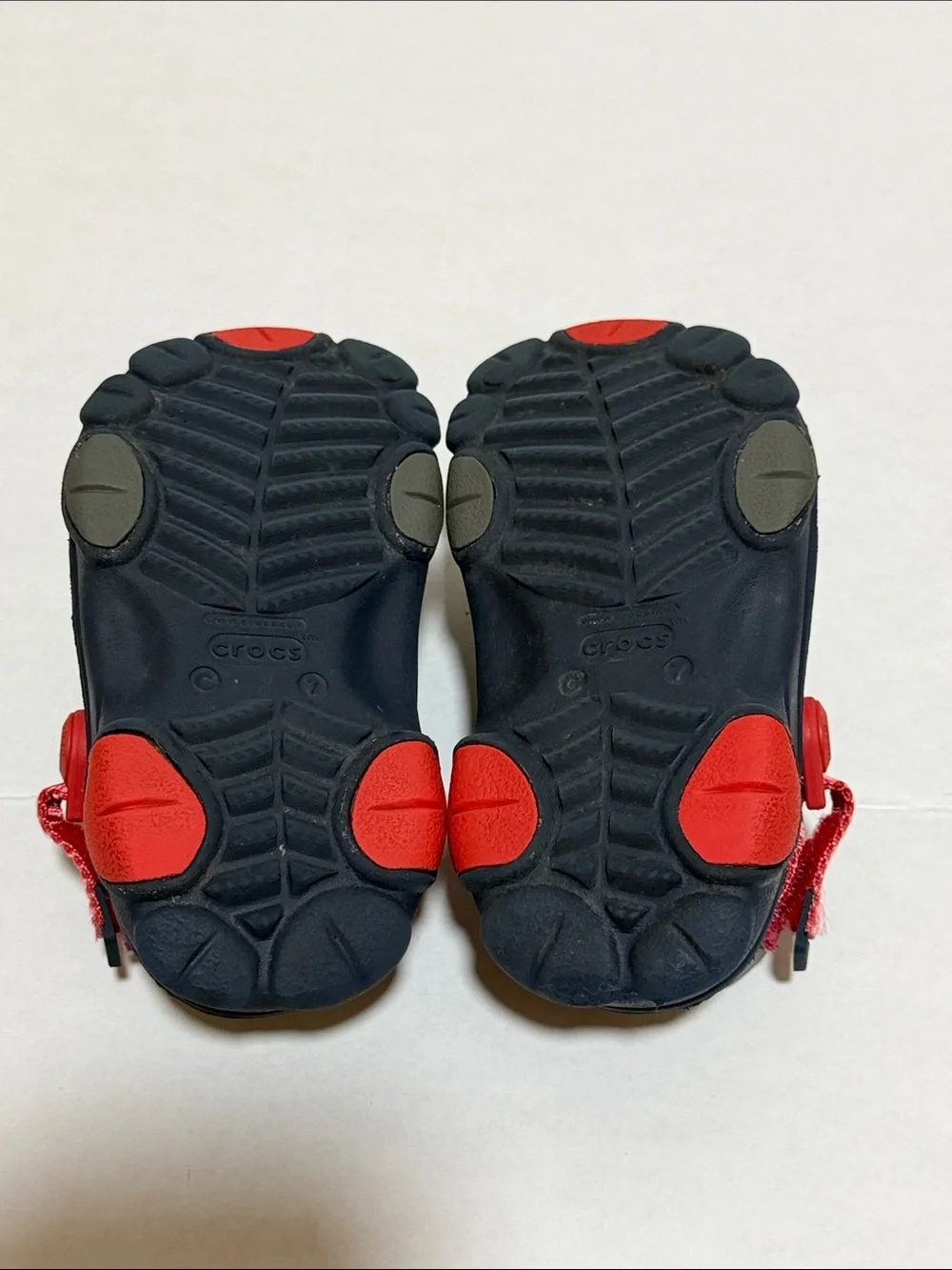 CROCS Kids Navy All Terrain Clogs Sandals  - Size 7
